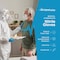 Fifthpulse Disposable Gloves, 3 mil Palm, Nitrile, Powder-Free, XS, 1000 PK, Blue FMN100624 - alternate 2