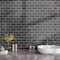Apollo Tile Ash Gray 3 in x 6 in Glass Glossy Wall Subway 5 sqft/case, 40PK APLA88098 3X6A - alternate 2