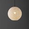 Jonathan Y Lacey 12 in. 1-Light Modern Bohemian Woven Paper Rope Round Globe LED Pendant, White/Black JYL1134A - alternate 3