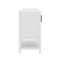 Flash Furniture Vega 36in. Vanity w/Sink, Cabinet w/Blk Hardware, Open Shelf & 3 Drawers, Marble Counter, Wht/Wht FS-VEGA36-KD-WH-HDBLK-GG - alternate 3