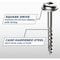 Kreg No, 8 x 1-1/4'' Square Coarse Thread Maxi-Loc Head Zinc Pocket-Hole Screw, 1200 Ct. SML-C125-1200 - alternate 2