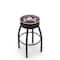 Holland Bar Stool Co 30" 4" East Carolina Cushion Seat, Blk Wrinkle Base Swivel Bar Stool L8B130Ecarol - alternate 1