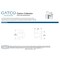 Gatco Clarion Robe Hook, Crystal-Clear Acrylic/Polished Nickel 5725 - alternate 3