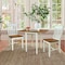 Whitewood Industries Rectangular Drop Leaf Dining Tables, 36 in W, 29 in L, 22 in H, Parawood, Hickory/Shell K79-2236D-C61-2 - alternate 2