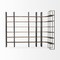 Homeroots Brown Iron and Solid Wood Six Tier Bookcase 392226 - alternate 5