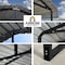 Arrow 20 x 29 x 7 ft Eggshell Carport CPH202907 - alternate 4