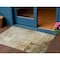 Homeroots 3' X 5' Linen Black And Copper Abstract Washable Indoor Outdoor Area Rug 605947 - alternate 1