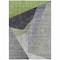Homeroots 10' X 14' Sage Green And Charcoal Abstract Washable Indoor Outdoor Area Rug 582889 - alternate 2