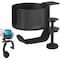 Delton Under Desk Cup Holder and Desk Hook for Headphones - Black H22 - alternate 1