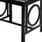 Homeroots 16" Black Aluminum Geo Slat Outdoor Side Table 606434 - alternate 3