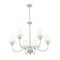 Z-Lite Katerina 6 Light Chandelier, Brushed Nickel, 32 In W x 27.5 In H 1950-6BN - alternate 2