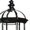 Homeroots Matte Black Cylindrical Lantern Wall Light 398596 - alternate 2