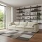 Homeroots Khaki Linen Blend Modular Rectangular Three Piece Sectional 714575 - alternate 3