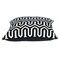 Homeroots 20" Black Geometric Cotton Throw Pillow 529286 - alternate 2