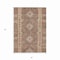 Homeroots 5' X 8' Brown Geometric Washable Indoor Outdoor Area Rug 607429 - alternate 3