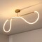 Jonathan Y Alessio 48" Contemporary Minimalist 360 Adjustable Silicone Neon Rope Dimmable Linear Integrated LED JYL7138A - alternate 5
