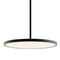 Afx Edge Round, LED Pendant, 24"W, 120-277V, 2700K/3000K/3500K/4000K/5000K Adj. Color Temp, Black EGRP24LAJUDBK - alternate 2