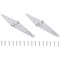 Prosource Strap Hinge, 2.6 mm Thick Leaf, Steel, 180 Range of Motion HSH-G06-C2PS - alternate 1