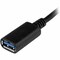 Startech.Com USB C to USB A Adapter Cable - M/F - 6in - USB 3.0 5Gbps - USB-IF Certified USB31CAADP - alternate 2