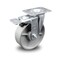 Service Caster 5 Inch Semi Steel Wheel Swivel Top Plate Caster with Total Lock Brake SCC SCC-TTL20S514-SSS - alternate 1