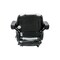 Uni Pro 138 Mechanical Suspension Seat | Black/Silver Vinyl with Orange Piping 8797 - alternate 3