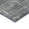 Homeroots 5' X 8' Gray And Charcoal Geometric Washable Indoor Outdoor Area Rug 594552 - alternate 2