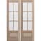 Doornmore G7506, 66.5" x 98" ( 2x32" Door) Left Hand, Mahogany SDL 6 Lite, 3/4 Lite Exterior Door G7506-SW-3296_2_LI - alternate 2