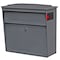 Mail Boss Townhouse Locking Wall-Mount Mailbox, Granite, 14/16-Gauge Steel 805947 - alternate 1