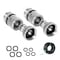 Morvat Nickel Plated Brass Source Quick Connect Hose Fittings for, 2PK MOR-NP-SQCONNECTOR-2-A - alternate 1