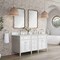 James Martin Vanities Brittany 72" Dbl Vanity in Bright White, w/ 3 CM Siberian Silestone Top w/FreePower Wireless Charger 655-V72-BW-FSFR - alternate 3
