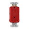 Leviton Lev-Lok GFCI 15A Ind Gr/PI Red MGFN1-R - alternate 2