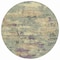 Homeroots 8' Sage Gray And Plum Round Abstract Washable Indoor Outdoor Area Rug 630905 - alternate 2