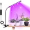 Ipower LED Grow Light Strips Full Spectrum for Indoor Plants with Auto ON/Off 3/9/12H Timer, 10 Dim GLLEDXGOOSE5T - alternate 1