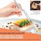 A2Z Scilab Offset Culinary Tweezers, Precision Serrated Jaws, 10 Inch, Stainless Steel Tongs A2Z-ZR1056 - alternate 3