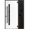 Vdomdoors Steel Door Dekton 0163 Venezia Noce Side Exterior Window Sidelite Entry Door Painted W36+16xH80 Lef DEKTON0163EXD-VEN-W36+16xH80-LH-I - alternate 2