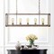 Jonathan Y Magnolia 36" 5-Light Linear Adjustable Iron Rustic Farmhouse LED Pendant, Brown JYL7477A - alternate 3