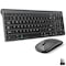 Delton Slim Wireless Keyboard and Optical Mouse Combo, Black N36 - alternate 1