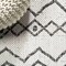 Jonathan Y Nokat Tribal Bohemian Ivory/Black 3 ft. x 5 ft. Indoor/Outdoor Area Rug SMB131D-3 - alternate 4