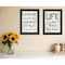 Homeroots Set Of Two Loads of Fun 2 Black Framed Print Bathroom Wall Art, 2PK 407107 - alternate 2