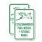 Signmission Estacionamento Para Nuevas Y Futuras Mamas, 12'' X 18'' 2 Signs, Heavy Gauge Aluminum, 2PK A-1218-2PACK-24091 - alternate 1