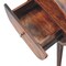 Homeroots 21" Walnut Solid Wood Oval One Drawer Nightstand 651529 - alternate 3