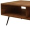 Homeroots 23" Brown And Black Wood And Metal Coffee Table With Shelf 554275 - alternate 2