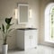 James Martin Vanities Bellshire 30" Single Vanity, Bright White w/ 3 CM Parisien Bleu Silestone Top 660-V30-BW-3PBL - alternate 3