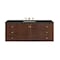James Martin Vanities Amberly 60" Single Vanity, Mid-Century Walnut, w/ 3 CM Phantome Eclos Top 670-V60S-WLT-3PHT - alternate 3