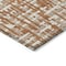 Homeroots 3' X 5' Terra Cotta Tan And Ivory Abstract Washable Indoor Outdoor Area Rug 602533 - alternate 4