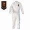 Kleenguard A20 Breathable Particle Protection Coveralls, Zip Front, Elastic, Large, White, 24PK KCC 49103 - alternate 2