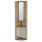 Homeroots 18in Natural Wood Corner Bar Cabinet 524968 - alternate 1