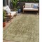 Homeroots 5' X 8' Brown And Beige Abstract Washable Indoor Outdoor Area Rug 616599 - alternate 1