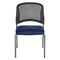 Office Star Products ProGrid Titanium & Black Visitors Chair, Straight Legs, Icon Blue 86724R-225 - alternate 2