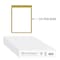 C-Line Products 9" x 12" Yellow and Black Safety Striped Welded Shop Ticket Holders, 25/BX 44101 - alternate 4